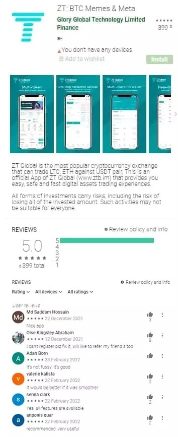 Comprehensive interpretation of ZT exchange: the value highland of crypto asset trading